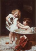 Frederick Morgan His turn next oil painting artist